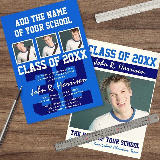 Basketbalspeler Sport Afstudeertrui Nummer Kaart