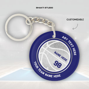 Basketbalspeler Sport Cadeaus Acryl Sleutelhanger