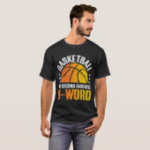 Basketbalspeler Sportbalteam T-shirt (Voorkant volledig)
