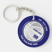 Basketbalspeler Sportgeschenken Acryl Sleutelhange Sleutelhanger (Voorkant)