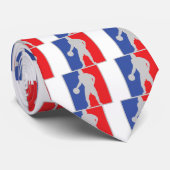 basketbalspeler stropdas (Opgerold)