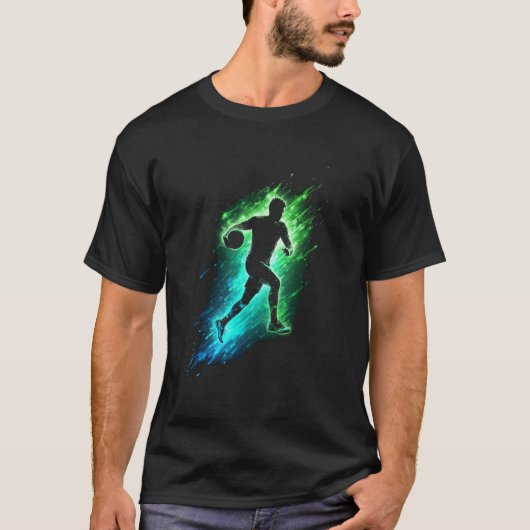 Basketbalspeler T-shirt (Voorkant)