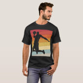 Basketbalspeler T-shirt (Voorkant volledig)