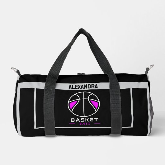 Basketbalspeler, Team, Verjaardag Gift Duffle Ba Plunjezak (Voorkant)