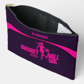 Basketbalspeler, Team, Verjaardag Meisje Gift Etui (Open)