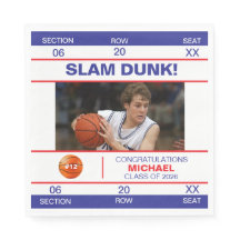 Basketbalspeler Toegangsbewijs Afstudeerdiploma