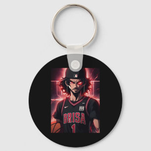 Basketbalspeler Top Sleutelhanger
