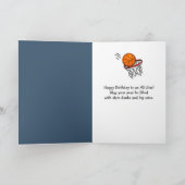 Basketbalspeler verjaardag Nummer 67 Kaart (Binnen)