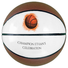 Basketbalspeler vrijgezel / verjaardagsfeestje get basketbal