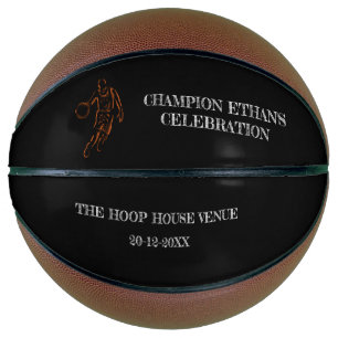 Basketbalspeler vrijgezel / verjaardagsfeestje get basketbal