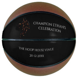 Basketbalspeler vrijgezel / verjaardagsfeestje get basketbal