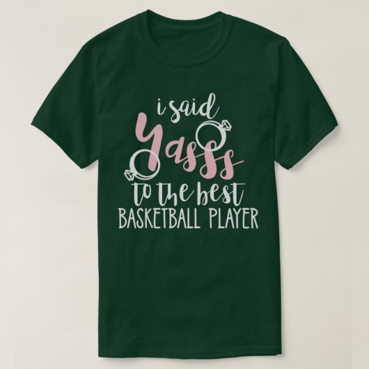 Basketbalspeler vrijgezellenfeest t-shirt (Design voorkant)