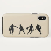 basketbalspelers Case-Mate iPhone case (Achterkant (horizontaal))