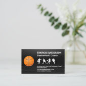 Basketbalspelers | Sport Visitekaartje (Staand voorkant)