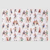 Basketbalspelers Tissuepapier (Voorkant)