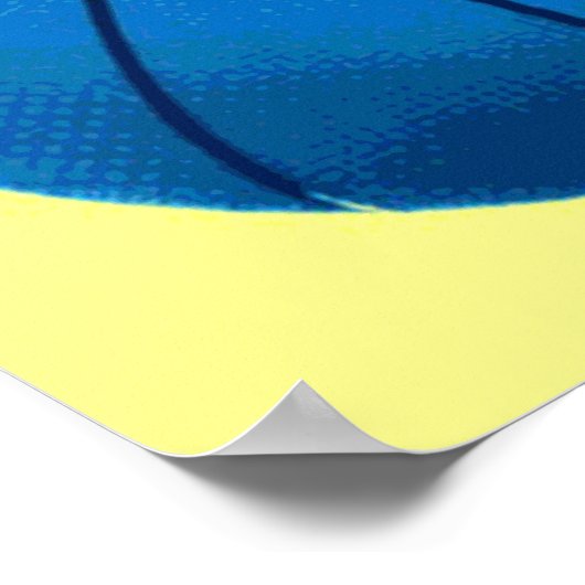 Basketbalspelkunst Poster (Hoek)