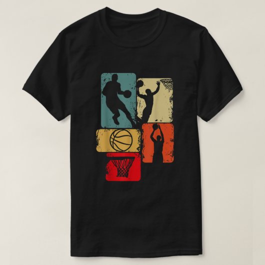 Basketbalspellen Kinder Mannen T-shirt (Design voorkant)