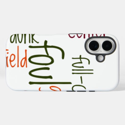 Basketbalspellen.png Case-Mate iPhone Case (Achterkant (horizontaal))