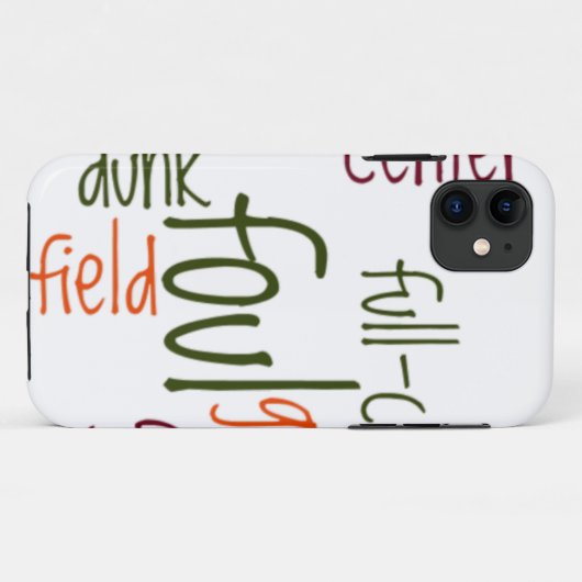 Basketbalspellen.png Case-Mate iPhone Case (Achterkant (horizontaal))