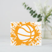 basketbalsplatten briefkaart (Staand voorkant)