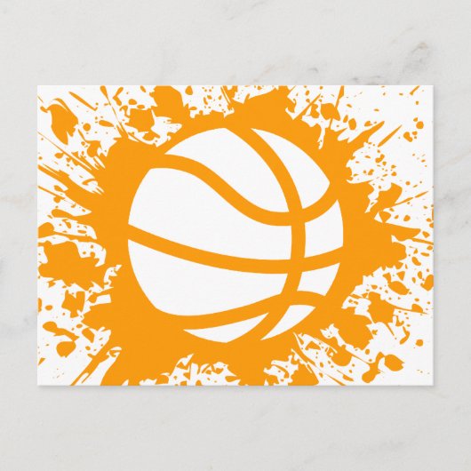basketbalsplatten briefkaart (Voorkant)