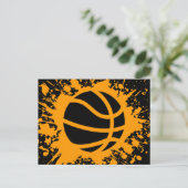 basketbalsplatten briefkaart (Staand voorkant)