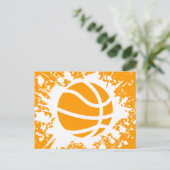 basketbalsplatten briefkaart (Staand voorkant)