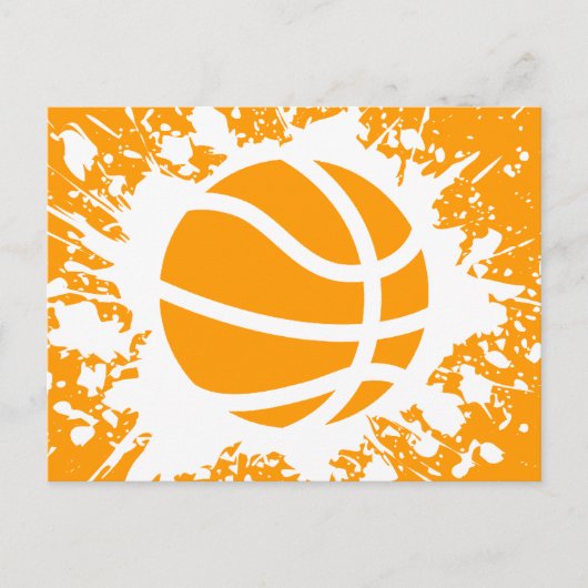 basketbalsplatten briefkaart (Voorkant)