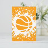 basketbalsplatten kaart (Staand voorkant)