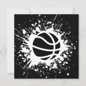 basketbalsplatten kaart (Voorkant)
