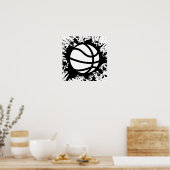 basketbalsplatten poster (Keuken)