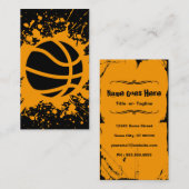 basketbalsplatten visitekaartje (Voorkant / Achterkant)