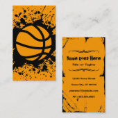 basketbalsplatten visitekaartje (Voorkant / Achterkant)