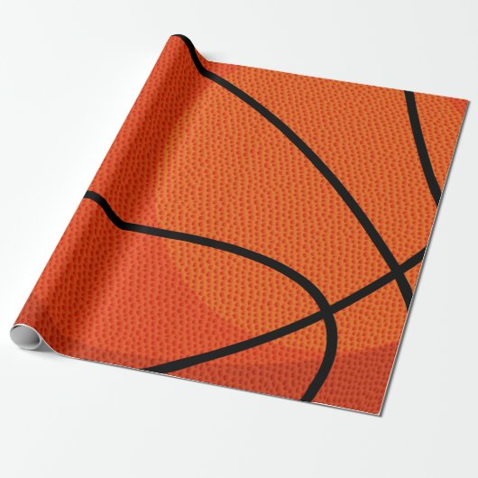 Basketbalsport Cadeaupapier (Uitgerold)