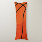 Basketbalsport Lichaamskussen (Voorkant Verticaal)