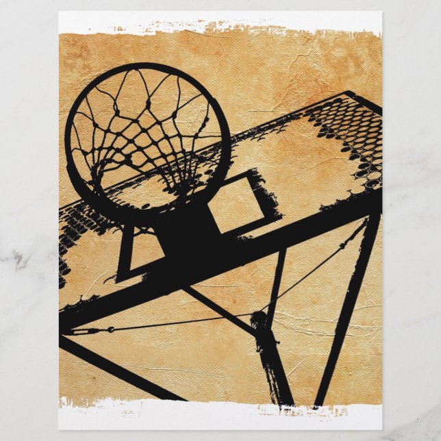 basketbalsport pop kunst (Voorkant)