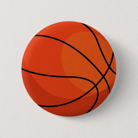 Basketbalsport Ronde Button 5,7 Cm (Voorkant)