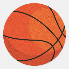 Basketbalsport Ronde Sticker