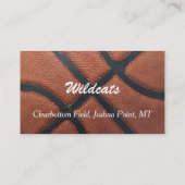 Basketbalsport Visitekaartje (Achterkant)