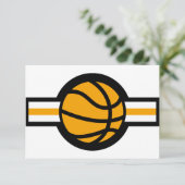 basketbalster kaart (Staand voorkant)