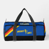 Basketbalster Meisje, Verjaardag, Duitse vlag Plunjezak (Achterkant)