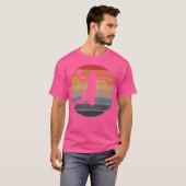 Basketbalster Silhouette op een T-shirt (Voorkant volledig)