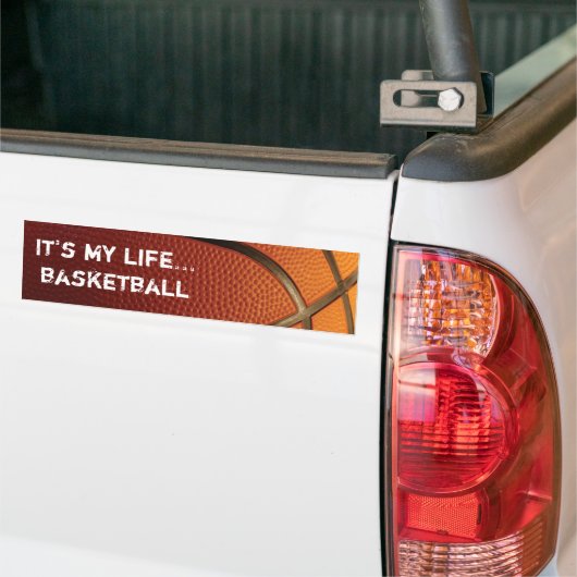 basketbalsticker bumpersticker (Op Truck)