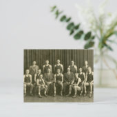 Basketbalteam 1919 briefkaart (Staand voorkant)