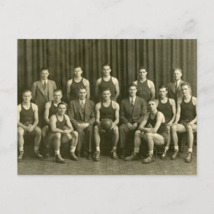 Basketbalteam 1919 briefkaart