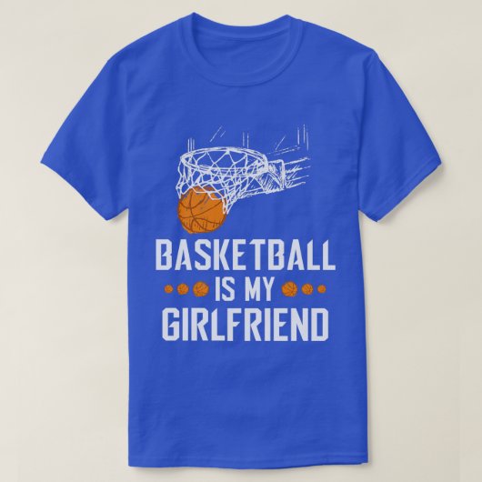 Basketbalteam basketbal gezegde t-shirt (Design voorkant)