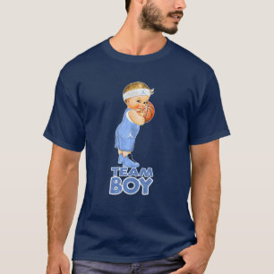 Basketbalteam Boy Baby Gender onthulling T-shirt