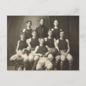  Basketbalteam Briefkaart (Voorkant)