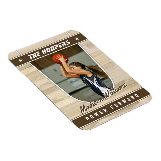 Basketbalteam  Brown Souvenir Magneet (Rechterzijde)
