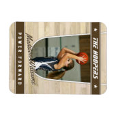 Basketbalteam  Brown Souvenir Magneet (Horizontaal)